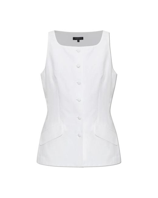 Vests Rag & Bone en coloris White