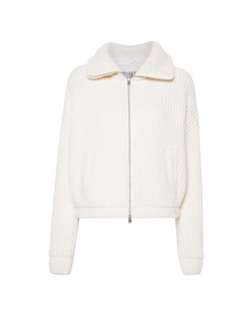 Herno Truien & Vesten ,Wit ,Wol Stijlvol Wit Vest in het White