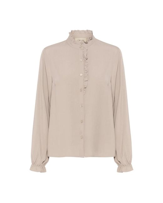 Cream Overhemden ,Shirts in het Natural