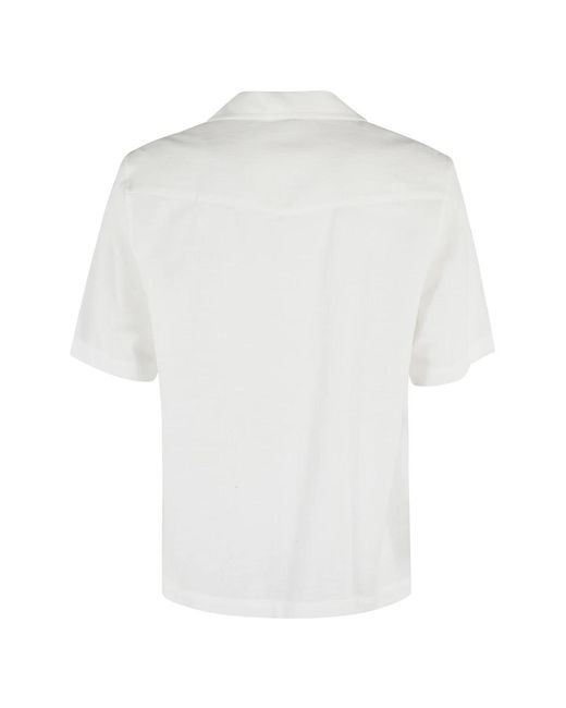 Paolo Pecora White Short Sleeve Shirts for men