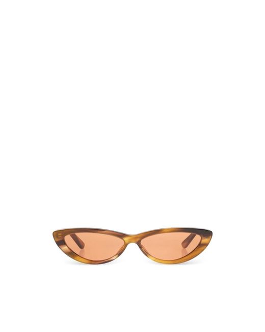 McQueen Cat-Eye Zonnebril in het Brown
