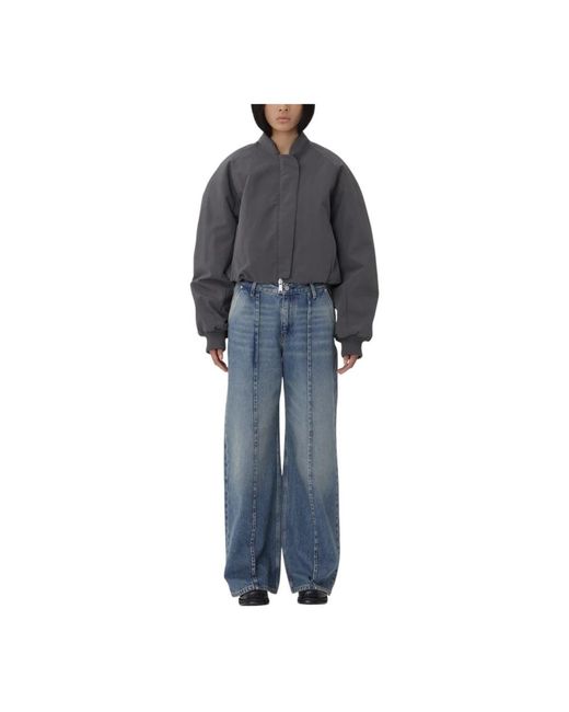 Won Hundred Gray Bomber Jackets