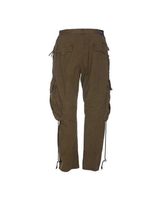 DSquared² Grüne cargohose mit militärischem design in Green für Herren