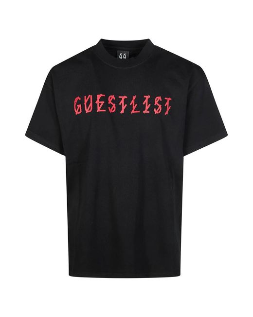 44 Label Group Black T-Shirts for men