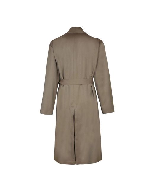 Lardini Brown Trench Coats for men