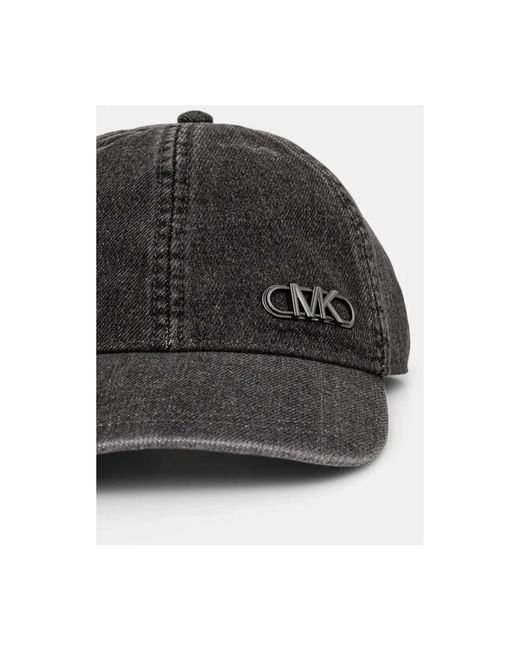 Michael Kors Black Denim Baseball Cap