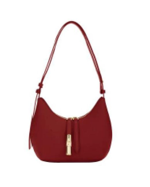 Furla Red Rote Kalbsleder Umhängetasche