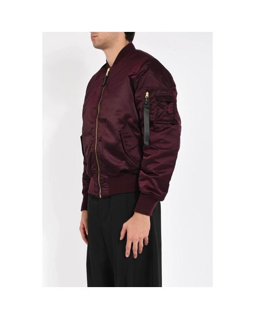 Alpha Industries Ma-1 Base Flight Jacket in Red für Herren