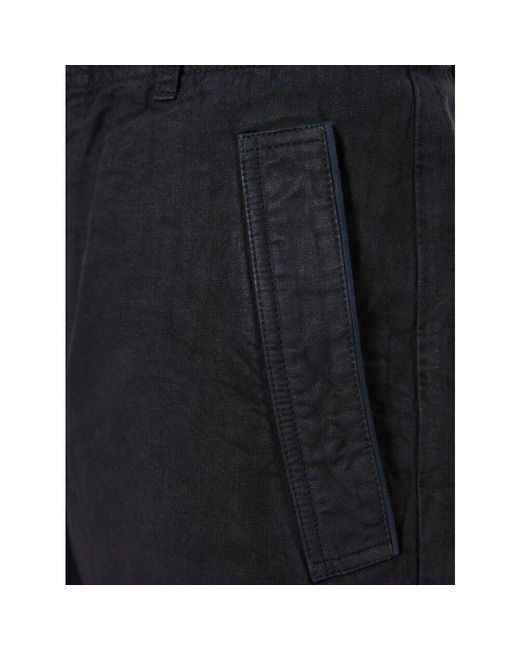 Eleventy Leinen shorts mit taschen, hergestellt in italien in Blue für Herren