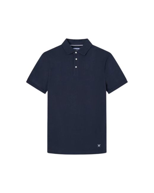 Hackett Baumwoll polo shirt in Blue für Herren