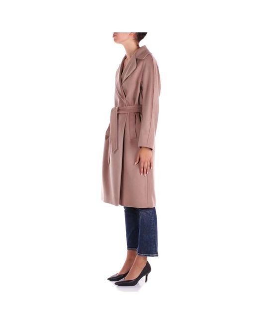 Double-Breasted Coats Weekend by Maxmara de color Red