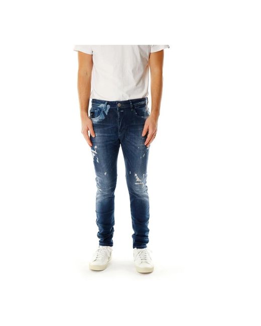 Elias Rumelis Blue Slim Fit Jeans for men