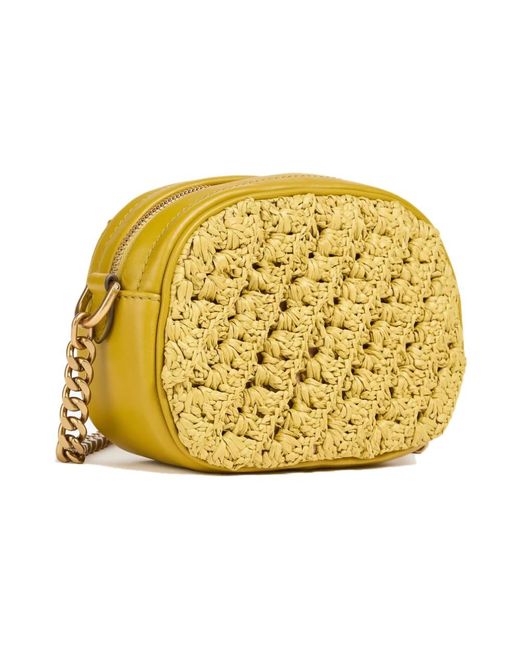 Tory Burch Yellow Cross Body Bags