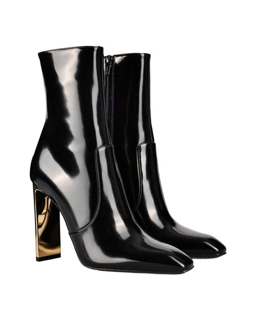 Saint Laurent Black Heeled Boots