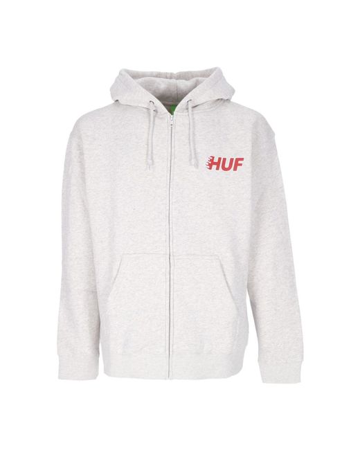 Zip-Throughs Huf de hombre de color White