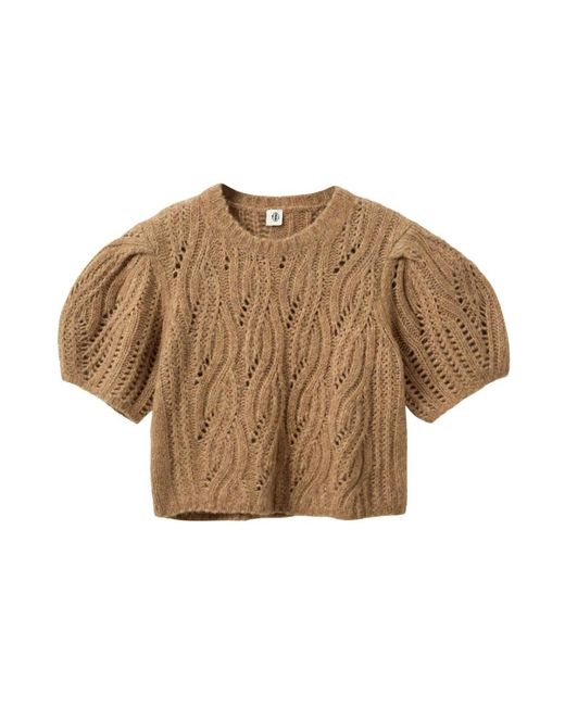 Round-Neck Knitwear THE GARMENT en coloris Brown