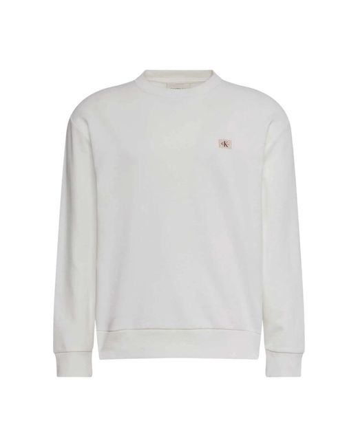 Calvin Klein White Sweatshirts for men