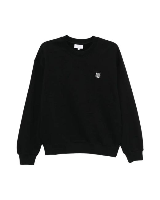Maison Kitsuné Black Sweatshirts for men