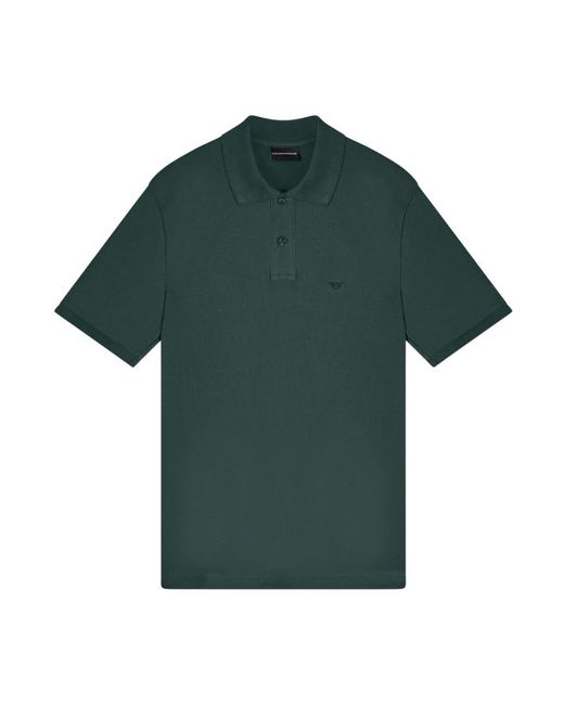 Emporio Armani Green Polo Shirts for men