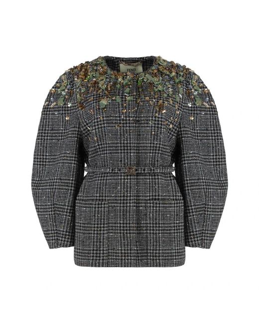 Fendi Gray Tweed Jackets
