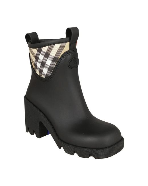 Burberry Black Rain Boots