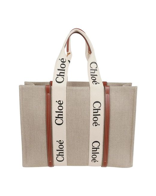 Chloé Natural Tote Bags