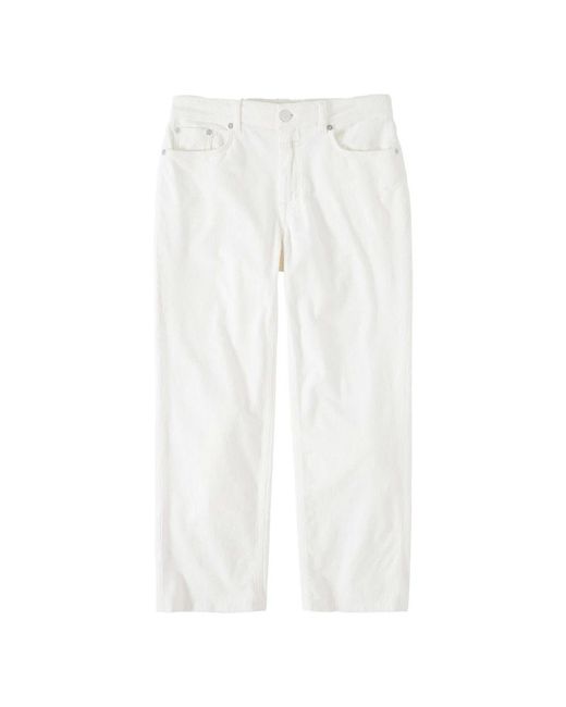 Closed White Straight Trousers