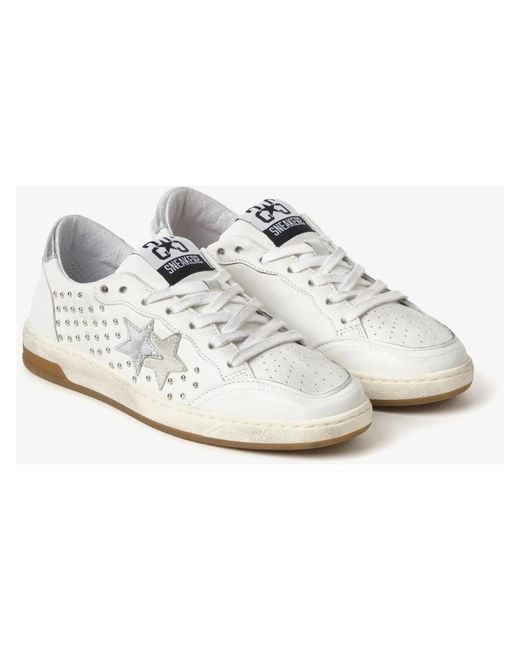 2 Star White Sneakers
