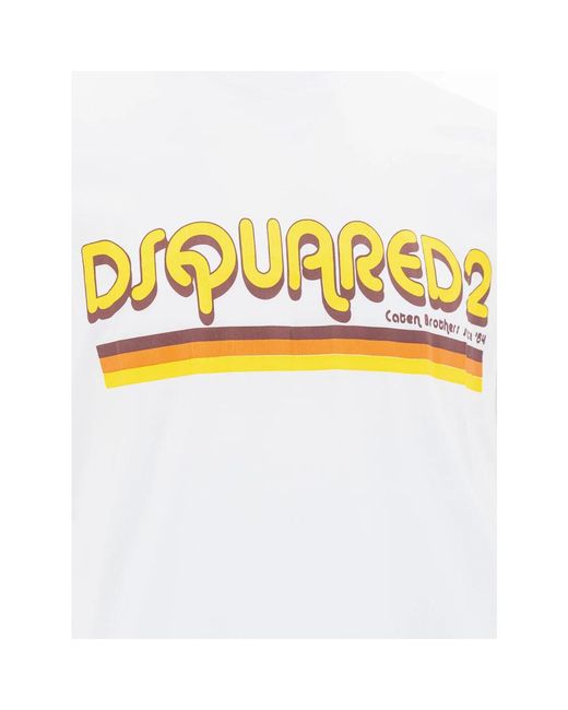 DSquared² Weiße t-shirt in White für Herren