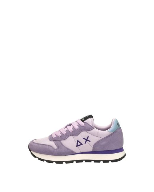 Sun 68 Schoenen ,Paars ,Nylon Ally Solid Nylon in het Purple