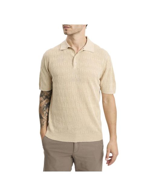 Daniele Fiesoli Natural Polo Shirts for men