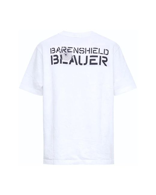 Blauer White T-Shirts for men