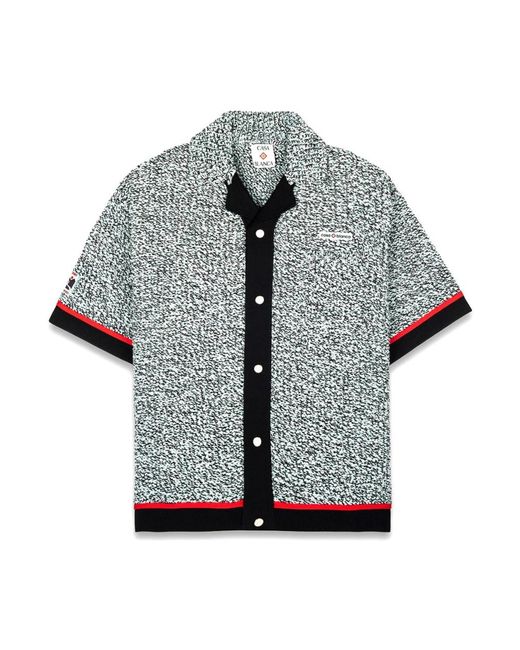 Casablanca Gray Short Sleeve Shirts for men