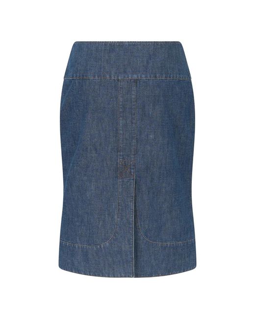 Fendi Blue Denim Skirts