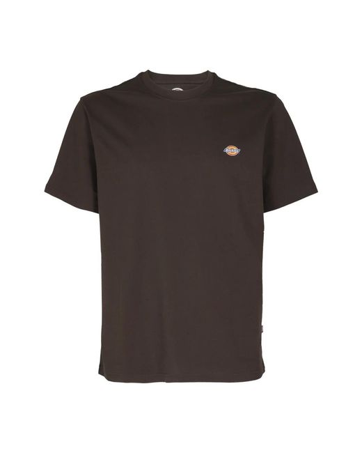 Dickies Tops ,Bruin ,Katoen Mapleton T-Shirt in het Black voor heren