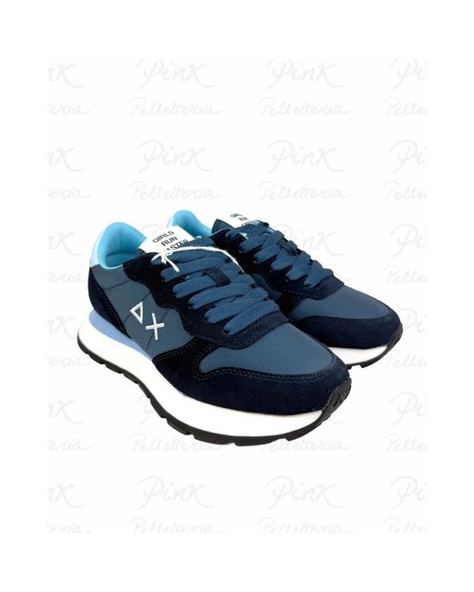 Sun 68 Blue Ally Solid Sneaker