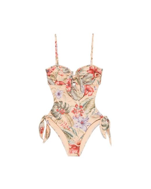 Zimmermann Pink One-Piece