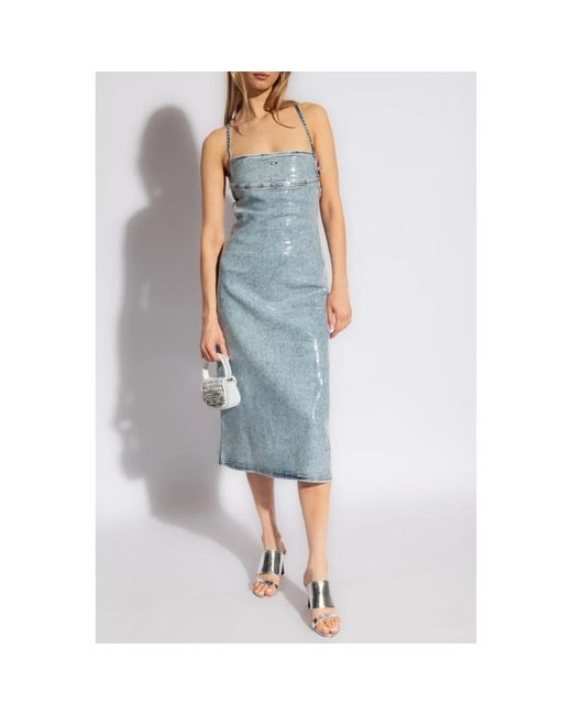 DIESEL Midi Dresses in het Blue
