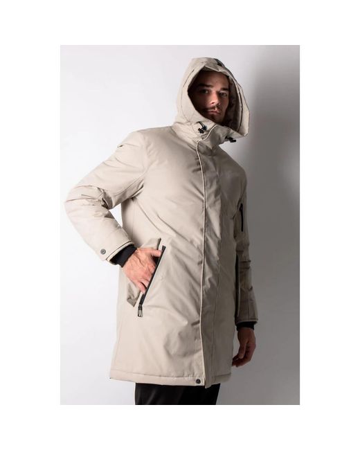 G Lab Brown Parkas for men