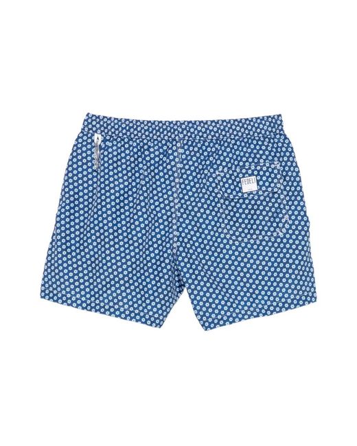 Fedeli Badmode ,Blauw ,Polyester Madeira Zwemshorts in het Blue voor heren