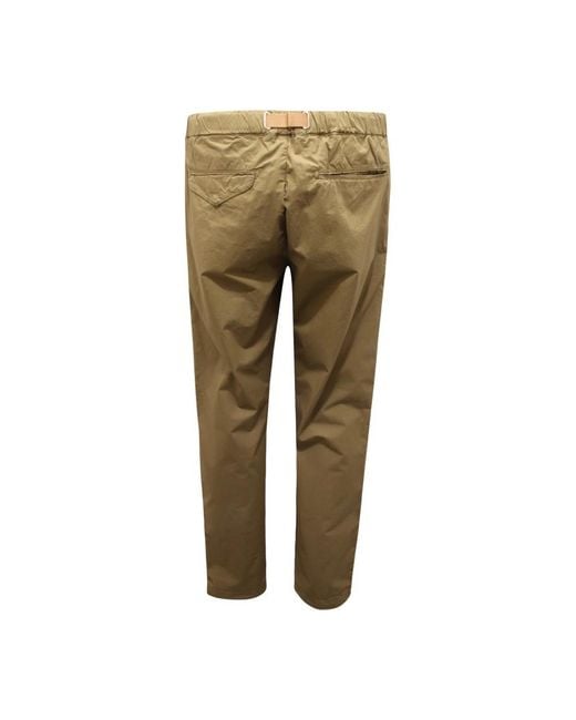 White Sand Green Chinos for men