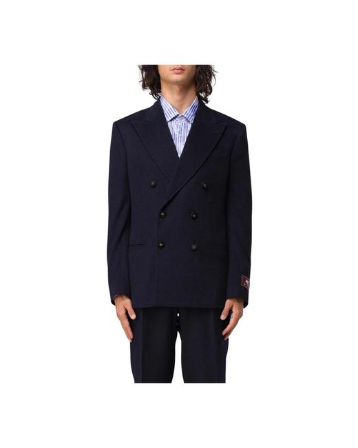 Etro Blaue Anzugjacke Für Männer in Blue für Herren