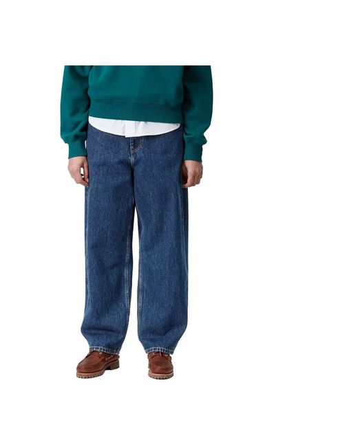 Loose-Fit Jeans Carhartt de color Blue