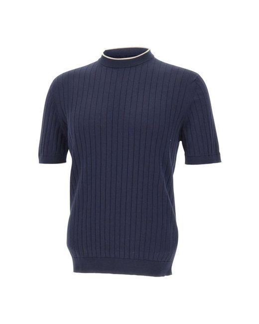 Eleventy Blue Turtlenecks for men