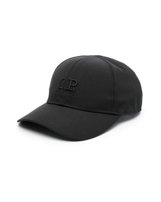 16cmac147a005904a cappelli di C P Company in Black da Uomo