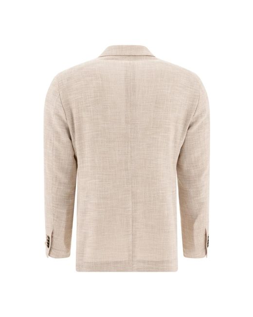 Tagliatore Herrenbekleidung Jacke Grau Ss25 in Natural für Herren