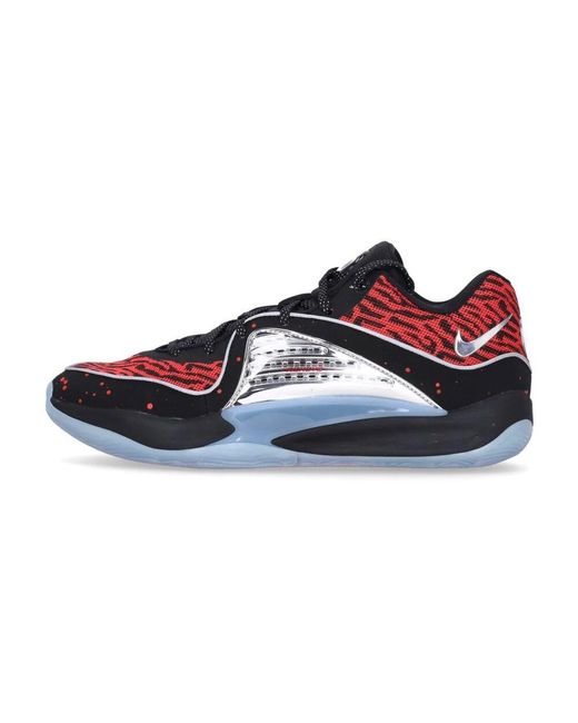 Nike Kd16 Basketballschuh Schwarz/Silber/Rot in Blue für Herren