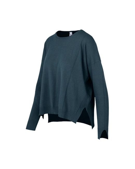 Bomboogie Blue Round-Neck Knitwear