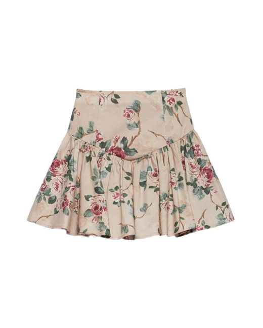Aniye By Brown Short Skirts