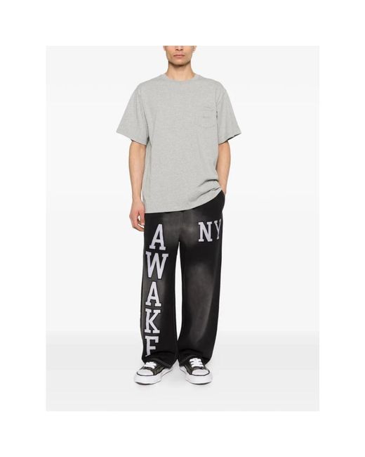 AWAKE NY Gray T-Shirts for men
